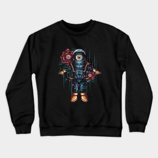 Astronaut and the rose Crewneck Sweatshirt